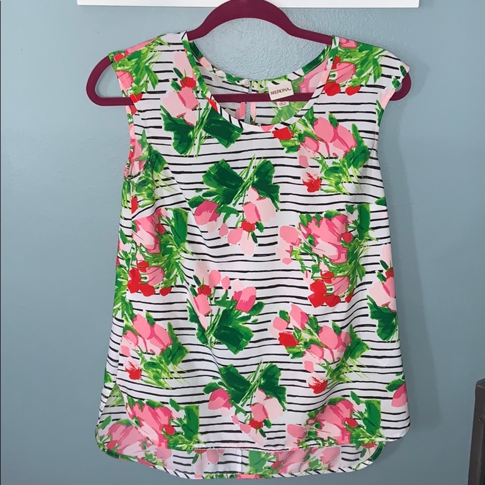 Stripes/Floral top